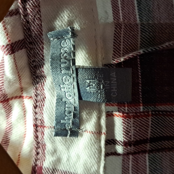 Relaxed Red Plaid Shirt - Picture 4 of 5